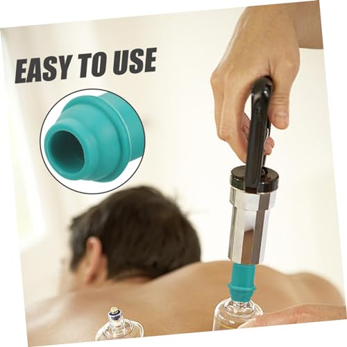 Healeved 10 piezas Conectores para bomba de ventosas para masaje eléctrico de rostro y cuerpo miniatura 3