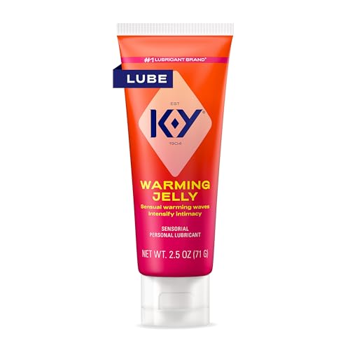 K-Y Warming Jelly Personal Lubricant (2.5 oz), Premium Non-Greasy Warming Lube For Women, Men & Couples (Package May Vary)