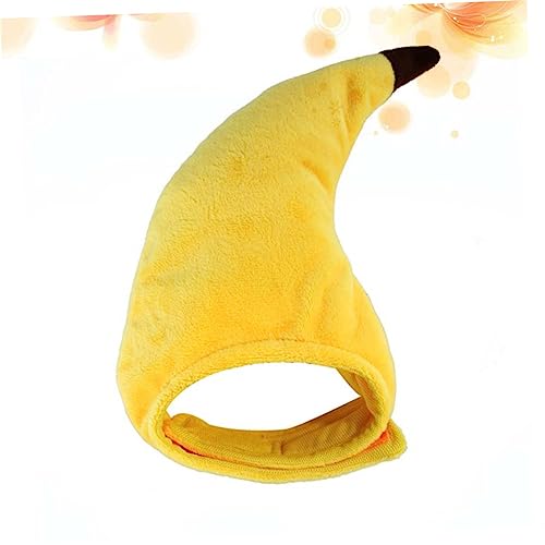 FOMIYES 3 Pecas banana gato boné de banana para cachorro arnês bichinhos de estimação bicho de estim