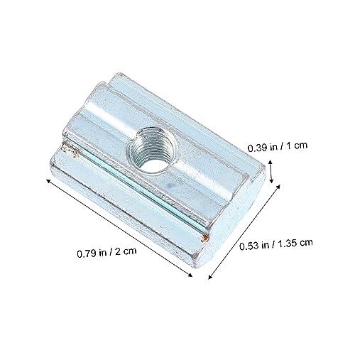 Mobestech 20Pcs Porca Deslizante Deslizando T Porcas T-Nuts Deslizam Em T Porcas Extrusões De Alumín