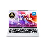 Acer Aspire One, Intel Core Celeron N4500, Office 2024 + M365 Basic, 12GB LPDDR4X RAM/ 256GB SSD, 14.0"/35.56cm TN HD Display, Win 11 Home, Pure Silver, 1.3KG, A114-45, Thin and Light Laptop