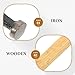 WHAMVOX Shoe Repairing Hammer Wooden Handle Multi-use Tool for Diy Leather Craft and Sole Repair Lightweight and Portable with Rustproof Design