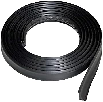 InstaTrim Caulk Strip Waterproof Wall Cladding Sealing Strip, Self-Adhesive Peel and Stick Sealing Tape for Shower, Floor, Ceiling - 1/2" (Black, 1000ft Long)