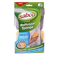 Sabco Duex Bathroom Sponge 2 Pieces Set