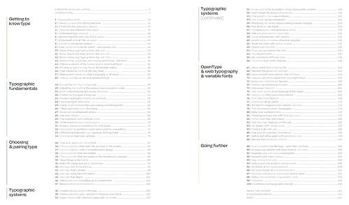 Universal Principles of Typography: 100 Key Concepts for Choosing and Using Type