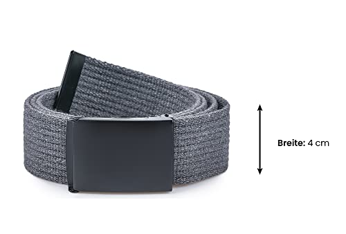 Ladeheid Cintura Uomo in tessuto P10 (Grigio