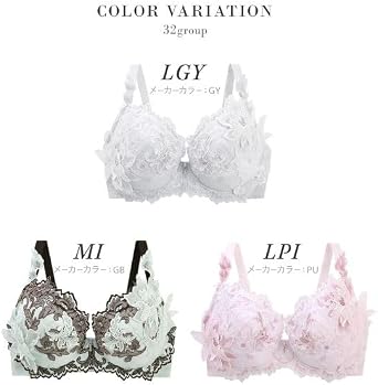 Amazon | ワコール サルート 32グループ 32G P-UP ブラジャー GHI