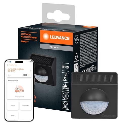 LEDVANCE SMART+ WiFi Outdoor-Bewegungsmelder, IP65, Kunststoff, dunkelgrau