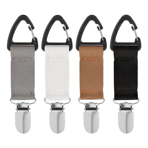 Mabor 4pcs Hat Clips for Travel on Bag Hat Clip Hands-Free Quick Access & Removal Travel Accessories Outdoor Bags Backpacks Purses Beach Hat Totes for Women Girls Beach