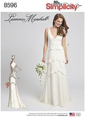 SIMPLICITY 8596 / D0868 Gown Size 12-20 Sewing Pattern