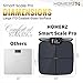 Homerz Body Fat Scale – Smart Scale with BMI, Body Fat, Muscle Mass, Full Body Composition Scale with Body Fat Analysis, Body Scan Scale with Handle, Body Scanner, Biometric Analyzer