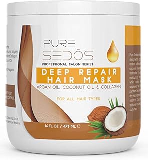Argan Oil Hair Mask (16 Oz) Deep Conditioner - Hydrating Hair Treatment, 100%
