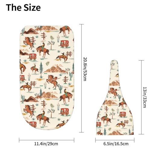 Image of Western Style Swaddle Blanket with Hat for Baby, Swaddling Sleeping Sacks Unisex Baby Stuff, Western