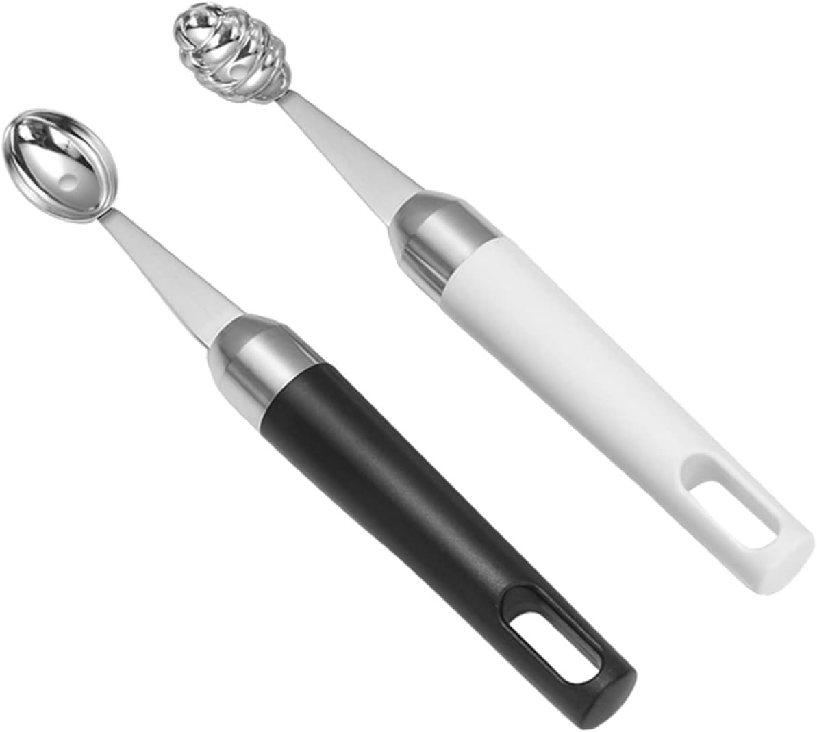 Stainless Steel Fruit Spoon 2 Pack for Melon Balling