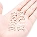 Dyknasz Eyebrow Ring Bar 16G Stainless Steel Curved Barbell Clear Diamond CZ Tragus Helix Piercing Body Jewelry Bioflex Retainer for Women Mens Opal Screw Ball Spike 16 Pieces Silvertone
