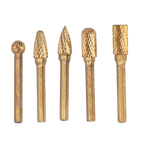 Set de 5 Fresas de Carburo de Tungsteno 6mm x 10mm miniatura 2