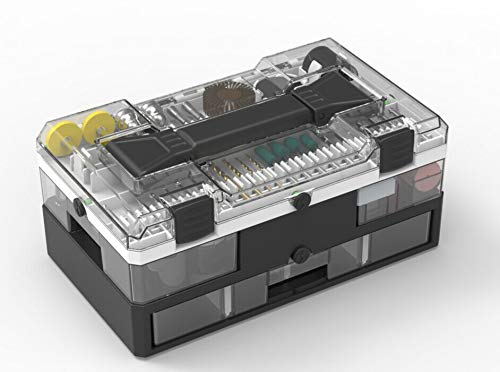SPTA Rotary Tool Accessories Kit, 349pcs Grinding Polishing Drilling Kits, 1/8
