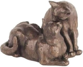 'Felix et Oscar' Cat Sculpture by Paul Jenkins by Frith Sculpture