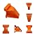 Oeey Flooring Spacers, 20 PCS Laminate Wood Flooring Tools, Special Triangle Stay in Place, 1/4 & 1/2 inch Expansion Gaps, Compatible w/Vinyl Plank, Hardwood, Floating Floor Installation