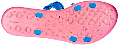 Sandália Hit Papete, Ipanema, Feminino, Rosa/Azul, 37