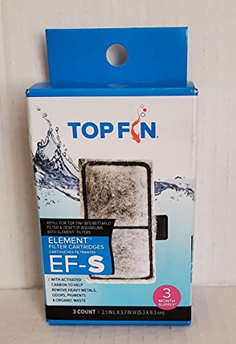 Image of Top Fin EF-S Element Filter Cartridge 3 Month Supply 2.1 in X 3.7 in