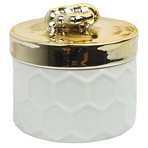 Cabilock Boîte Boîte à Bijoux Bague Plat à Bagues En Porcelaine Organisateur De Bijoux De La Saint Valentin Organisateur De Bijoux Clair Céramique Collier Blanche Bague En Porcelaine Femme