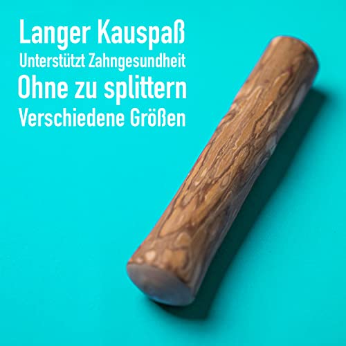Kauholz Hund Green Hero Kaffeeholz Kaustab Größe M, 18 cm