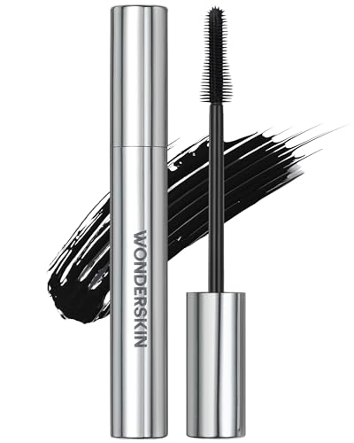 Wonderskin Mascara - Black Mascara for Volume, Length, and Curl - Lengthening, Volumizing & Smudge Proof Lash Makeup
