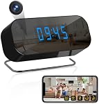 Nanny Cam Clock Camera HD1080P WiFi Video Camera Motion Detection Night Vision Alert Push Remote View Home Indoor Security Camera for Baby/Pet