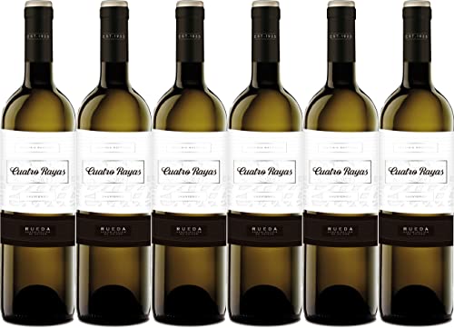 CUATRO RAYAS Sauvignon - Vino Blanco DO Rueda (6 Botellas x 750ml)