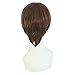 MapofBeauty Fashion Men's Short Straight Wig (Brown)