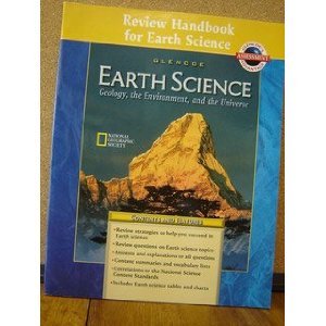 Paperback High School Earth Science: Geology, the Environment, and the Universe, Reviewing Handbook for Earth Science Book