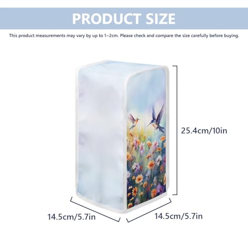 DISNIMO Hummingbird Floral Can Opener Cover Kitchen Appliance Cover Anti Fingerprint Keep Clean Dust Proof Fitted Stain Resistant for Household - Thumbnail 6