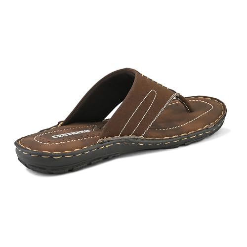 Image of Centrino Sandal for Men | Grip Insole for Stability | slippers for men | Modern Look with Straps | Soft & Comfortable Men's Sandal | Bounce Back Anti-Skid Water Resistant Comfortable Footwear (9261)