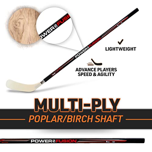 Franklin Sports Senior NHL 1040 Power Blade Street Hockey Stick (48-Inch, Left Hand)