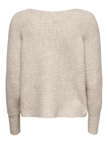 ONLY Female Strickpullover Batwing XL Ecru, Onldaniella L/S Pullover KNT Noos – Ansicht 4