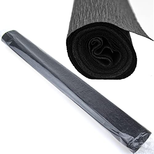 Rollo de papel crepé negro Star Embalaje Best pack de 2 unidades para manualidades