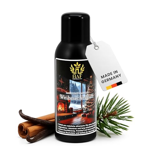 HAF Sauna - Concentrado para sauna (100 ml, aroma a sauna con aceites esenciales naturales, infusión de sauna sin aditivos artificiales)