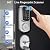 Keyless Entry Door Lock with Handle Set, Keyless Entry Deadbolt with Handle Set, Smart Locks for Front Door Alexa Fingerprint Auto Lock,Silver