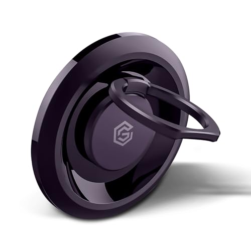 Image of GRIPP Mag Ring Mount MagSafe Ring Holder Compatible with iPhone 15 /14 /13 /12 Series | Adjustable Kickstand Metal Magnetic Mount | MagSafe Accessories | Easily Removable Phone Holder - Purple