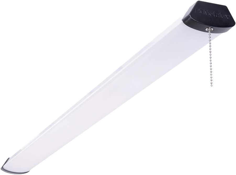 COOPER LIGHTING 4SHP4540R 4500 lm 4000K 4500 lm 4000K LED Shop Light with Integrated Diodes, 44", White