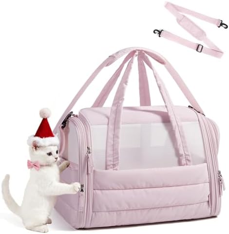 BAGSMART Cat Carrier: Soft-Sided Pet Carrier for Small Medium Cat...