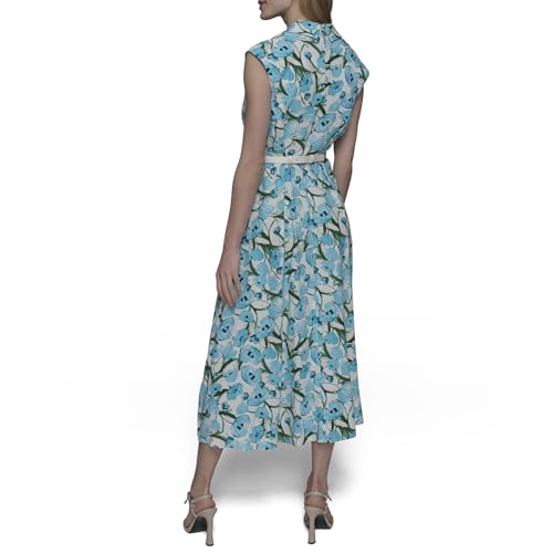 Image of Karl Lagerfeld Women's Short Sleeve Multifunctional Shirt Dress