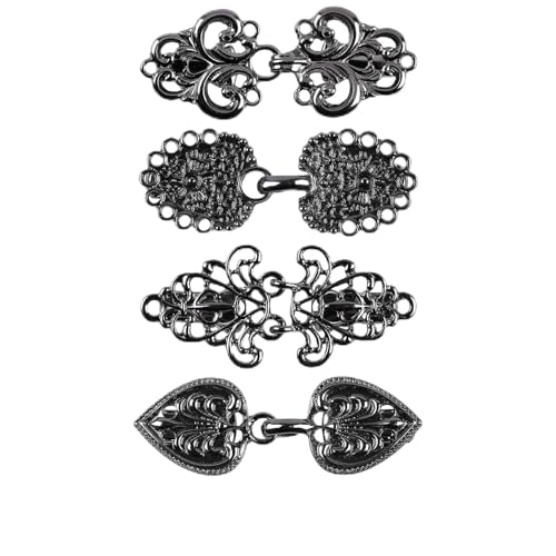 4 stuck Cardigan Clip,Metall Strickjacke Clip,Vintage Pullover...