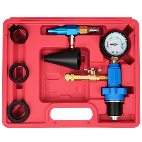 DAYUAN Cooling System Coolant Vacuum Purge and Refill Kit Automotive Pneumatic Antifreeze Filler with 4 Sizes Adapter Case Hose - Image 4