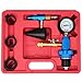 DAYUAN Cooling System Vacuum Purge Radiator Coolant Refill Tool Kit, Automotive Water Tank Pneumatic Vacuum Antifreeze Change Filler Set with 4 Sizes Adapter Hose for Car Van SUV Truck