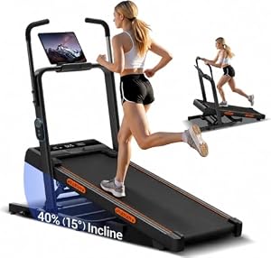 UMAY Walking Pad Laufband mit Steigung, 12 km/h, Laufband Für Zuhause
