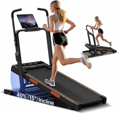 UMAY Walking Pad Laufband mit Steigung,12 km/h, Laufband Für Zuhause