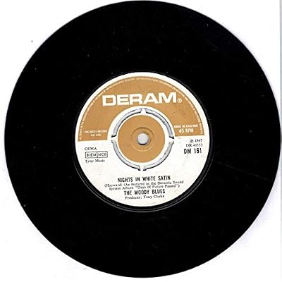THE MOODY BLUES - nights in white satin. DM161, 7" single