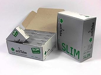 1000 ActiTube Slim Activated Carbon Filters 20 x Box of 50 Display 7 mm Screw-In Filter in Acti Tube Tune Filter Tips Activated Carbon by ActiTube
